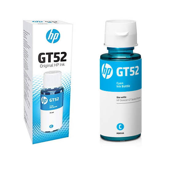 HP GT52 Cyan — HP Ink Bottle